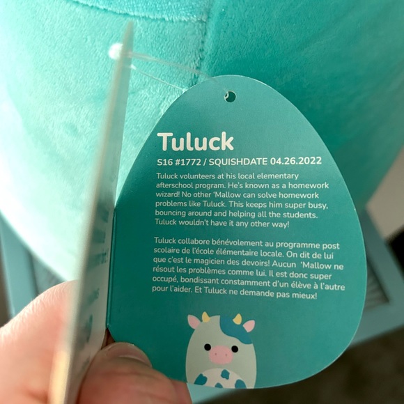 16” Tuluck Cow Squishmallow - Ultra Rare - BNWT - Picture 6 of 6